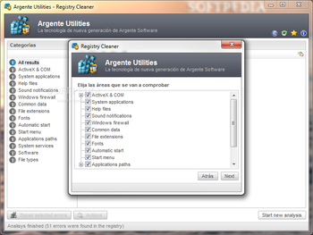 Argente - Registry Cleaner screenshot 3
