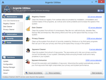 Argente Utilities screenshot