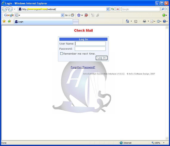 ArGoSoft Mail Server .NET screenshot