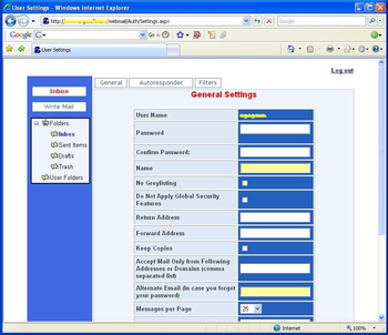 ArGoSoft Mail Server .NET screenshot 4