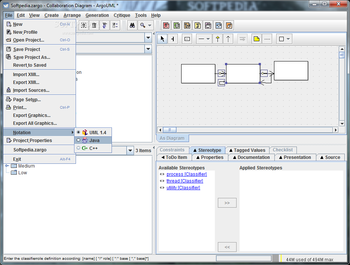 ArgoUML screenshot 2