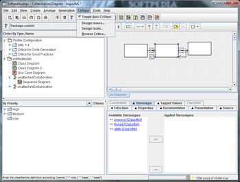 ArgoUML screenshot 8