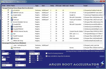Argus Boot Accelerator screenshot