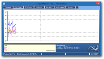 Argus Monitor screenshot 2