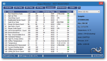Argus Monitor screenshot 3