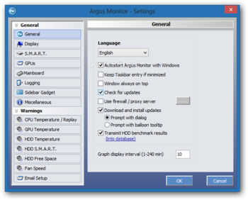 Argus Monitor screenshot 7