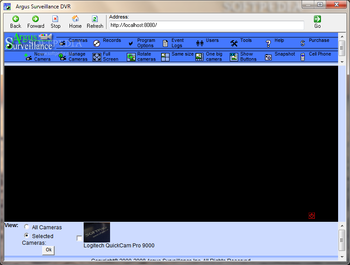 Argus Surveillance DVR screenshot