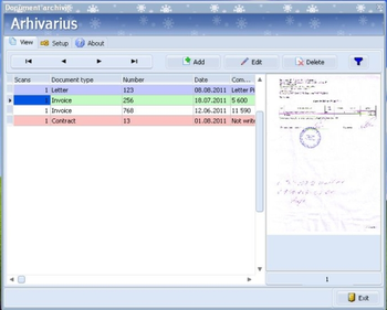 Arhivarius screenshot