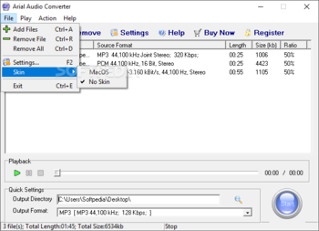 Arial Audio Converter screenshot 2