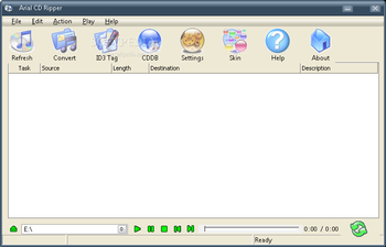 Arial CD Ripper screenshot