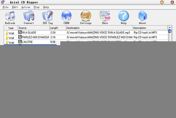 Arial CD Ripper screenshot