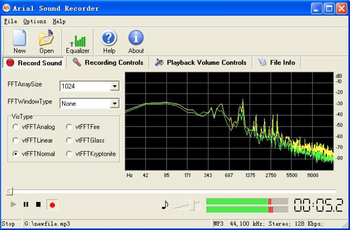 Arial Sound Recorder screenshot