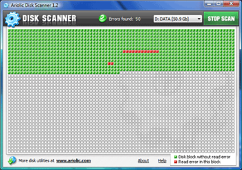 Ariolic Disk Scanner screenshot 2