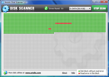 Ariolic Disk Scanner screenshot