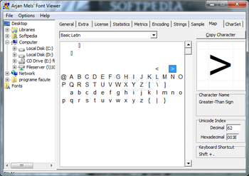 Arjan Mels' Font Viewer screenshot 6