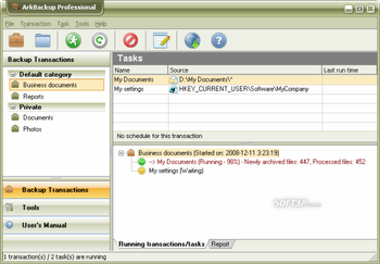 ArkBackup Professional screenshot 3