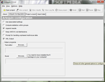 Arlequin screenshot