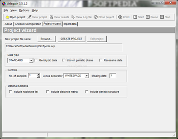 Arlequin screenshot 2