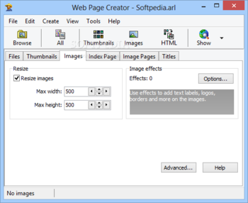 Arles Image Web Page Creator screenshot 10