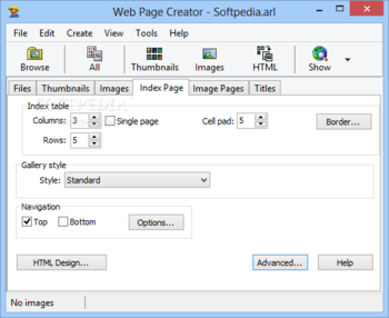 Arles Image Web Page Creator screenshot 11