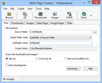 Arles Image Web Page Creator screenshot 8