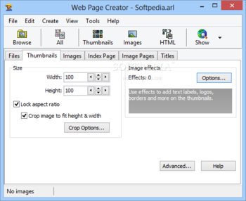 Arles Image Web Page Creator screenshot 9