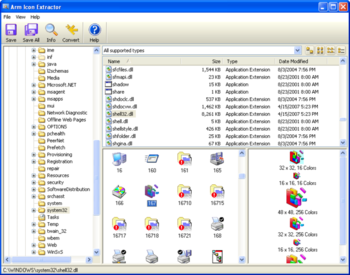 Arm Icon Extractor screenshot