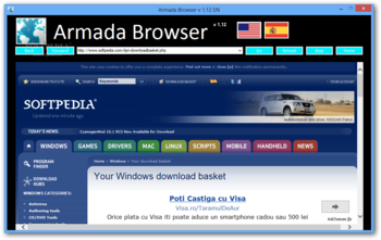 Armada Browser screenshot