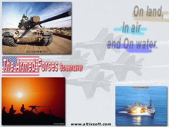 Armed Forces Screensaver screenshot