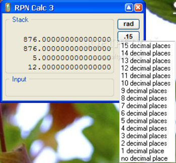 aRPNCalc screenshot 3