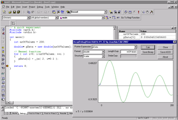 ArrayDebugView-Add-In screenshot