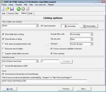 Art HTML Listing screenshot 2