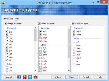 Art Plus Digital Photo Recovery screenshot 3