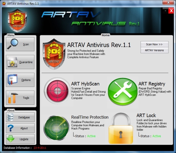 ARTAV Antivirus screenshot