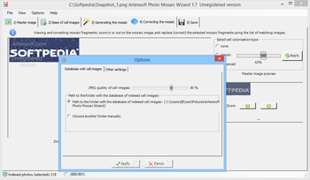 Artensoft Photo Mosaic Wizard screenshot 4