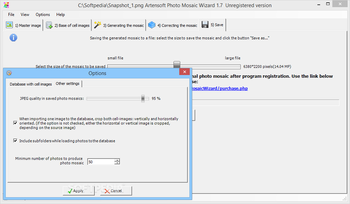 Artensoft Photo Mosaic Wizard screenshot 5