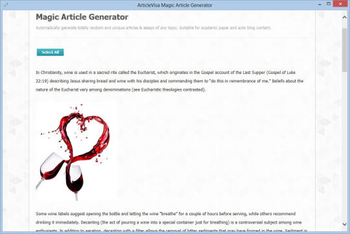 ArticleVisa Magic Article Generator screenshot 2
