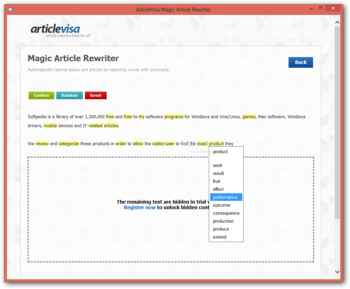 ArticleVisa ProWriter screenshot 4