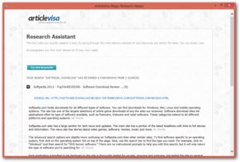 ArticleVisa ProWriter screenshot 7