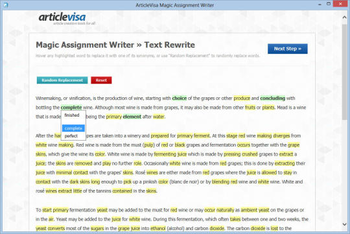 ArticleVisa ProWriter screenshot 2