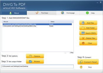 ArticuCAD DWG DXF to PDF Converter screenshot 2