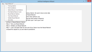 Artificial Intelligence Wizard screenshot 2