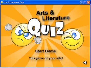Arts and Literature Quiz screenshot