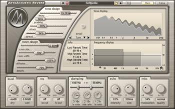 ArtsAcoustic Reverb screenshot