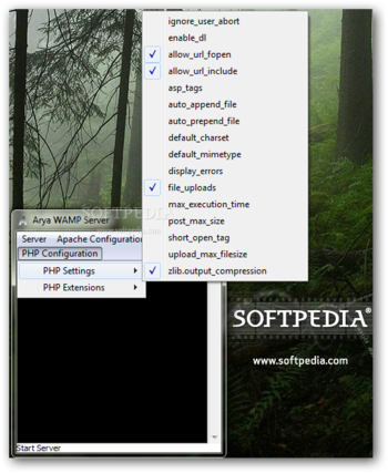 Arya WAMP Server screenshot 4