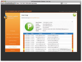 AS Communication Gateway Virtual Applian screenshot 3