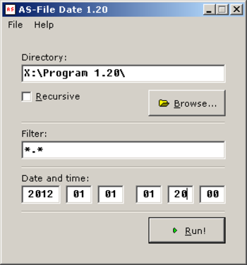 AS-File Date screenshot