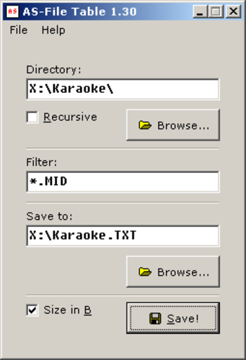 AS-File Table screenshot