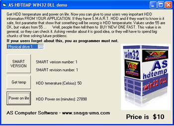 AS HDTEMP WIN32 DLL screenshot 3