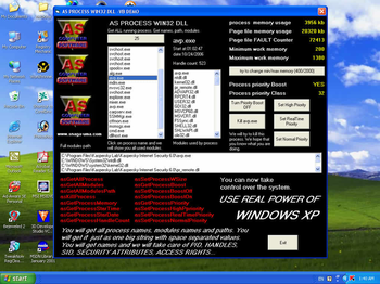 AS PROCESS WIN32 DLL screenshot 2
